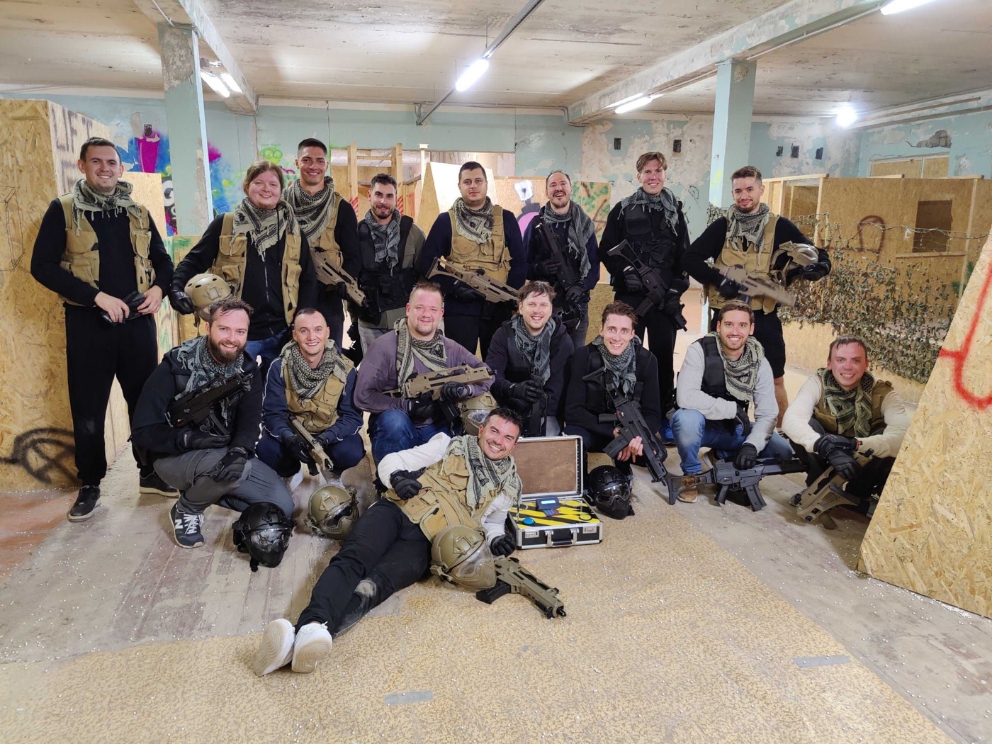 Team-building together